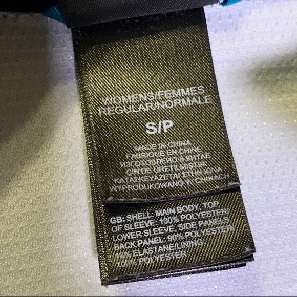 The North Face Womens Spell Out Color Block  Wind Stopper Zip Jacket small - Picture 6 of 7